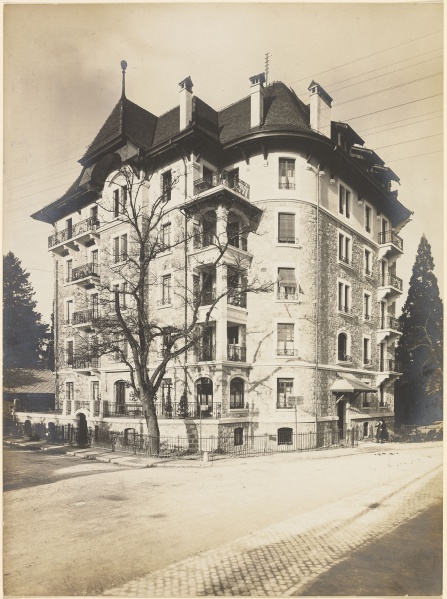 Fichier:Angle Avenue Wendt - Rue Liotard 1900.JPG
