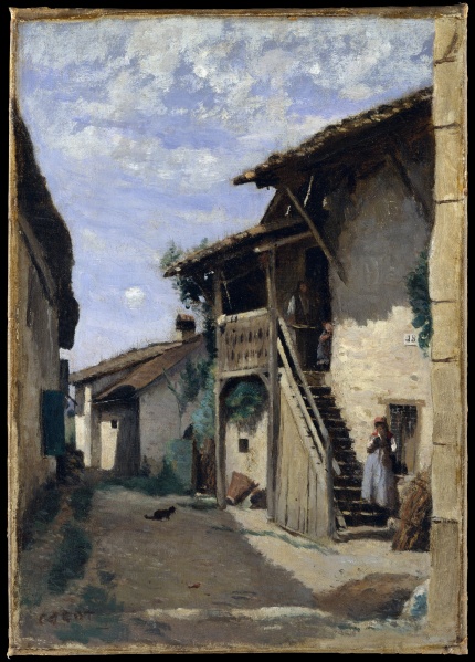 Fichier:A Village Street- Dardagny MET DT2139.jpg